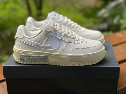 Nike Air Force 1 AF1 FONTANKA white gray color_ the item number DH1290 002_ full code shipment 36 --- 45-e3aad78e
